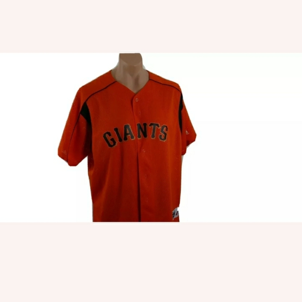 GIANTS men's Athletic Magestic USA button up XL